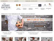 Tablet Screenshot of hobbybaecker.de